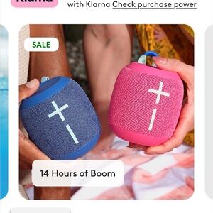 Speaker, portable Bluetooth, Ultimate Ears “wonderboom”  - Black